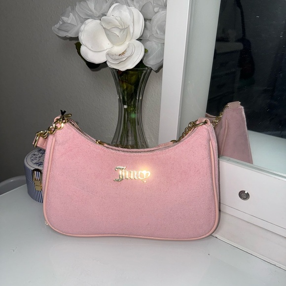 Juicy Couture Handbags - Juicy Couture Blush Pink Shoulder Bag